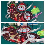 9 Pcs DIY Christmas Diamond Painting Coasters