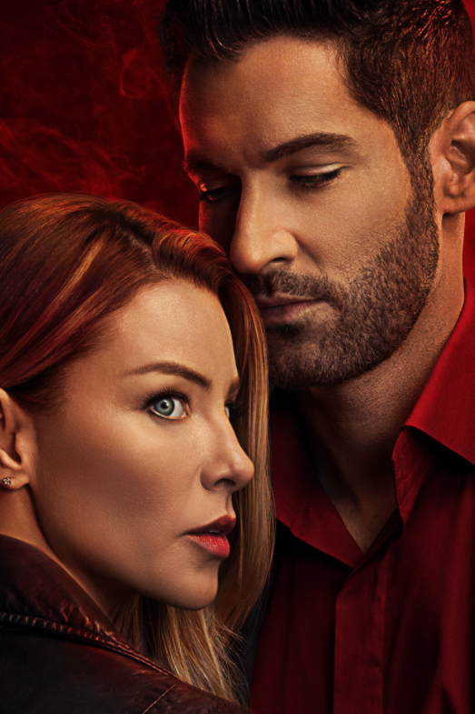 Full Diamond Painting kit - Lucifer Morningstar and Chloe Decker