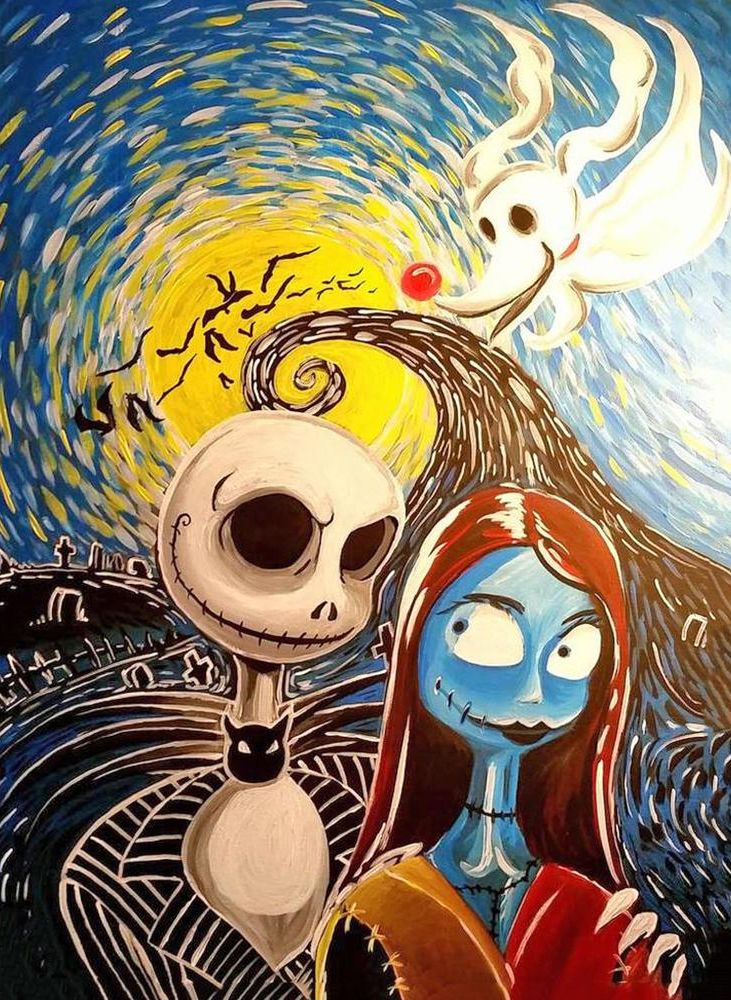 Full Diamond Painting kit - The Nightmare Before Christmas