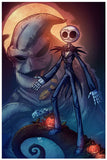 Full Diamond Painting kit - Happy Halloween Jack Skellington