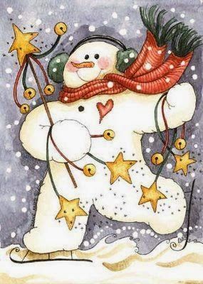 Full Diamond Painting kit - Christmas snowman