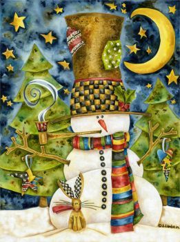 Full Diamond Painting kit - Christmas snowman