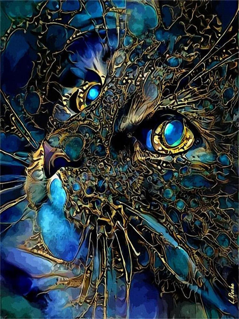 Full Diamond Painting kit - Cat