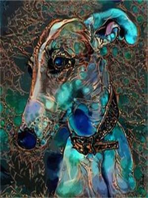 Full Diamond Painting kit - dog