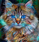 Full Diamond Painting kit - Cat