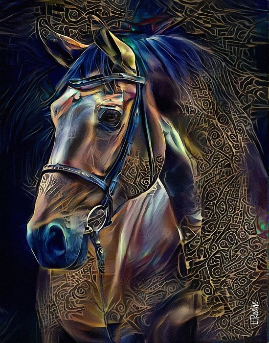 Full Diamond Painting kit - horse