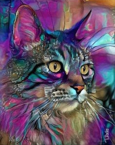 Full Diamond Painting kit - Color cat