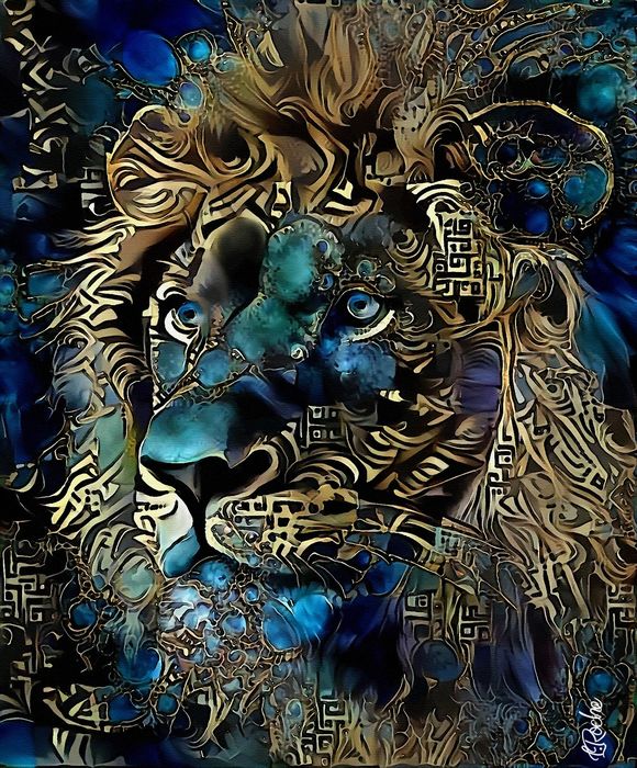 Full Diamond Painting kit - lion
