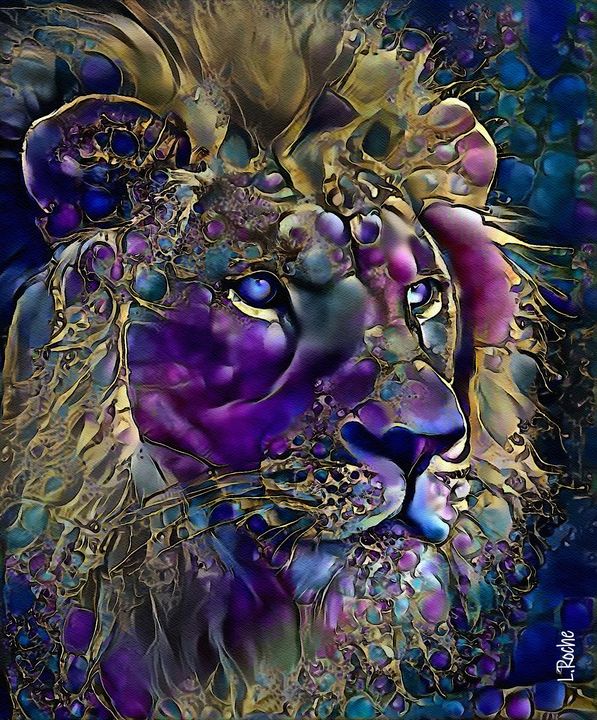 Full Diamond Painting kit - lion