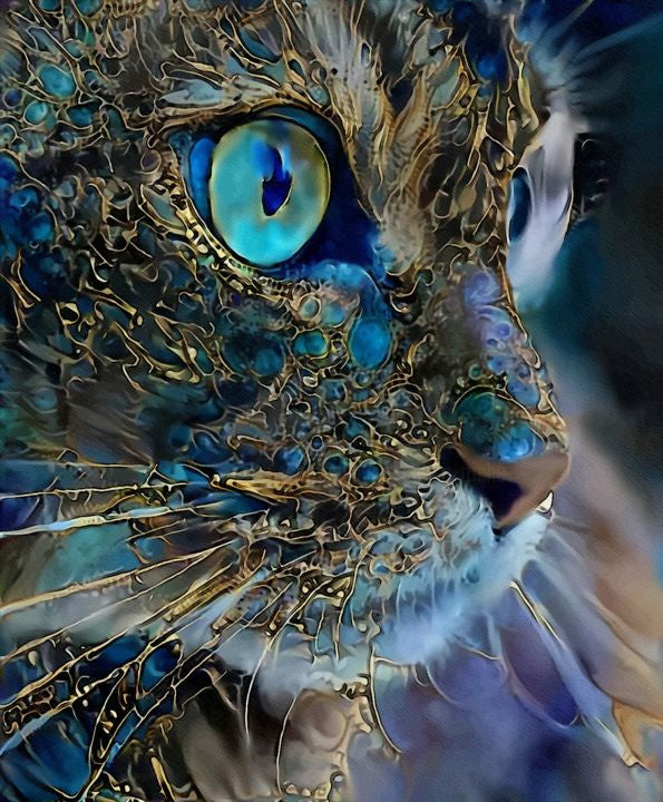 Full Diamond Painting kit - Cat eyes