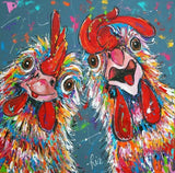 Full Diamond Painting kit - Cartoon chicken