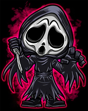 Full Diamond Painting kit - Scream ghost