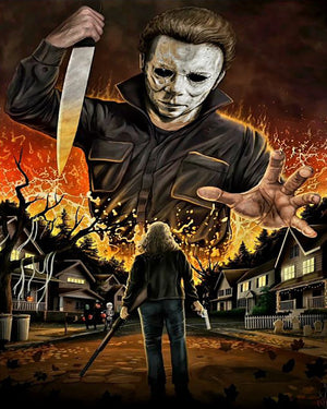 Full Diamond Painting kit - Michael myers