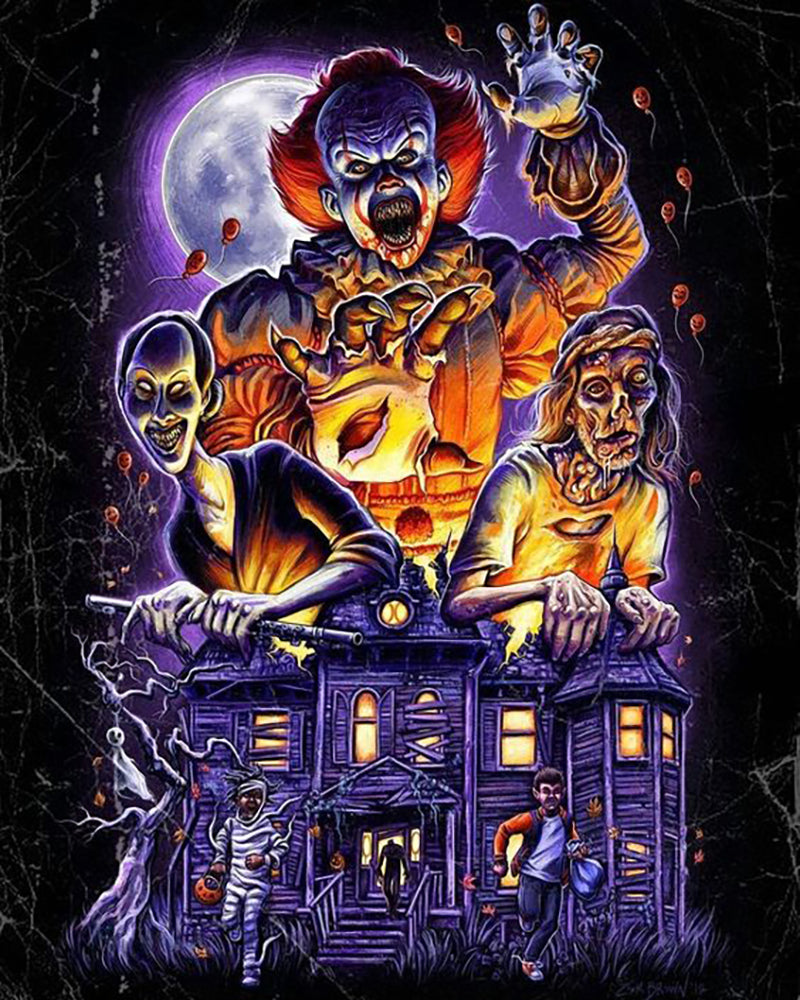 Full Diamond Painting kit - Chapter one Pennywise