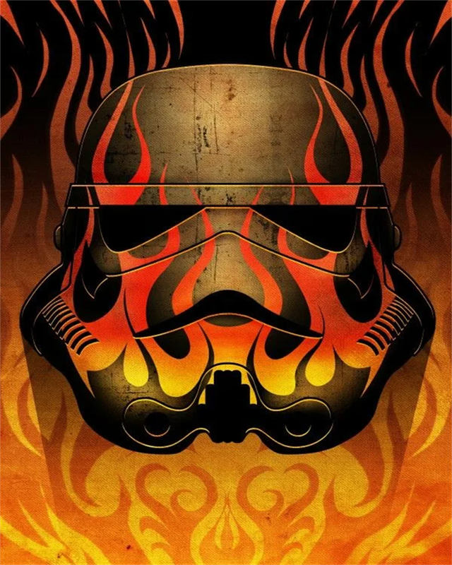 Full Diamond Painting kit - Boba fett