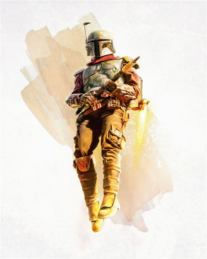 Full Diamond Painting kit - Boba fett