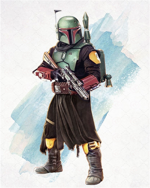 Full Diamond Painting kit - Boba fett
