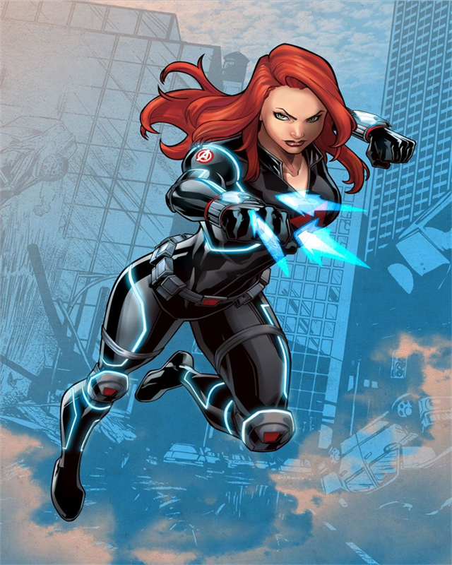 Full Diamond Painting kit - Black Widow