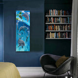 Full Large Diamond Painting kit - Dolphins