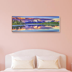 Full Large Diamond Painting kit - Mountain and lake