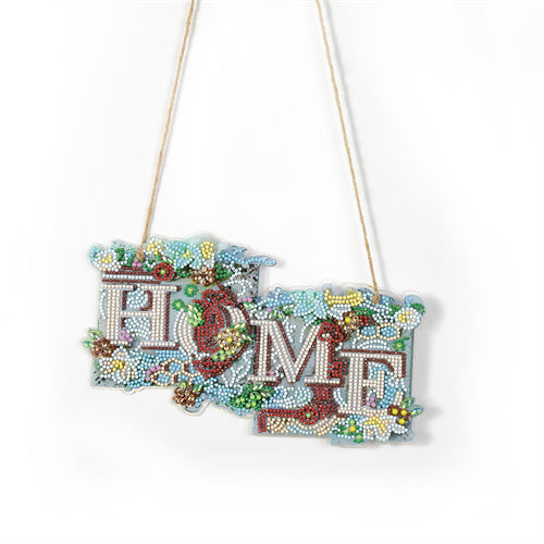 DIY Diamond painting pendant - home