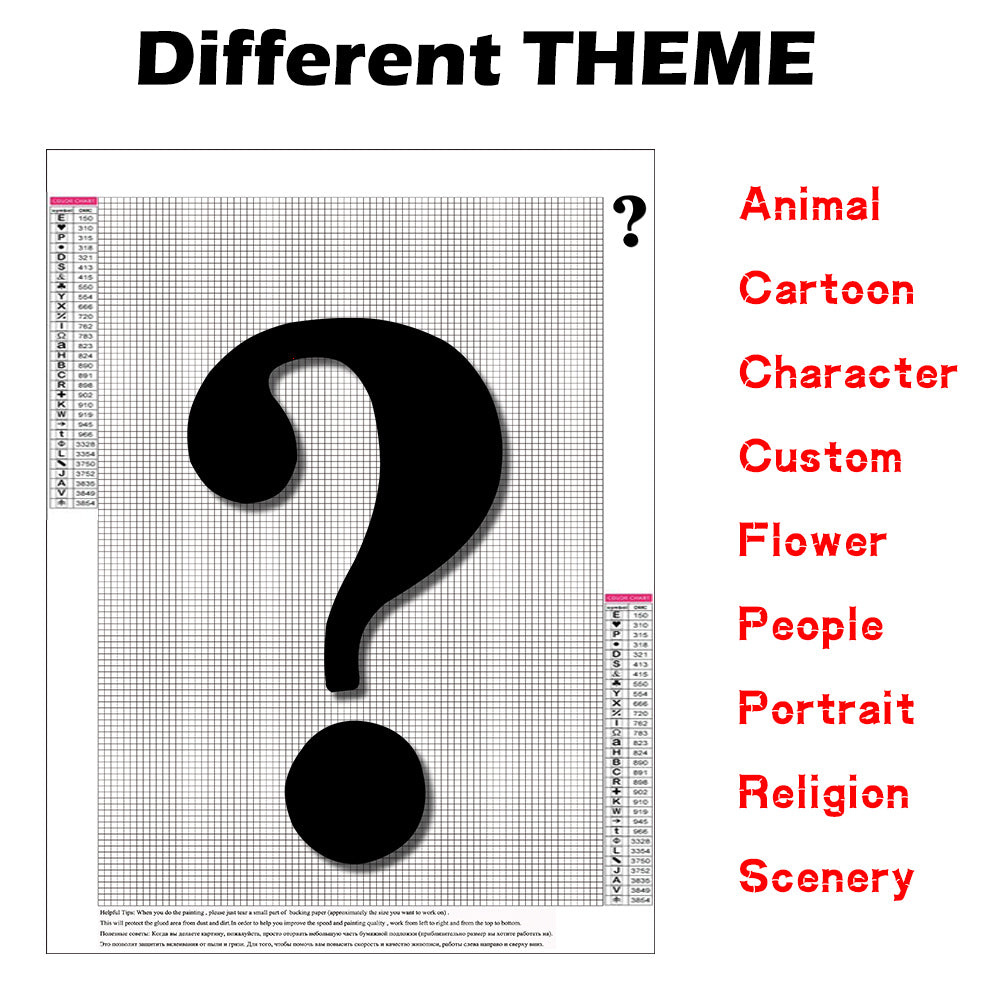 Mystery Diamond Painting - Round Drills / Square Drills