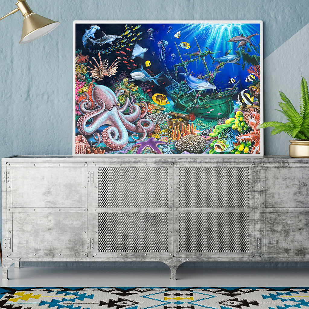 Full Diamond Painting kit - The underwater world