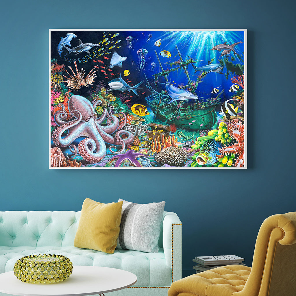 Full Diamond Painting kit - The underwater world