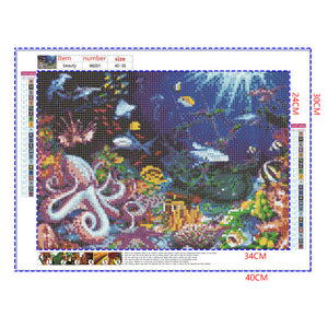 Full Diamond Painting kit - The underwater world