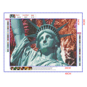 Full Diamond Painting kit - Statue of Liberty, New York