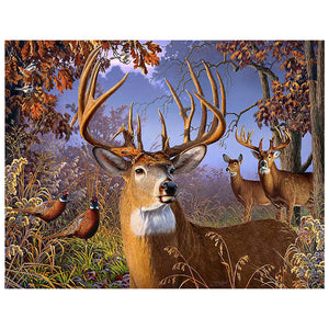 Full Diamond Painting kit - Deer in the jungle