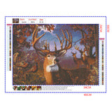Full Diamond Painting kit - Deer in the jungle