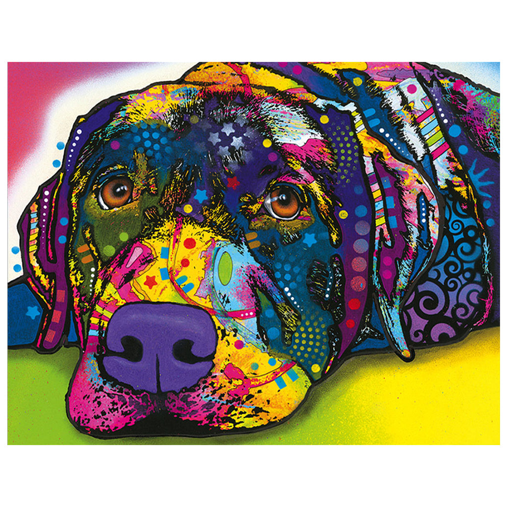 Full Diamond Painting kit - Watercolor Golden Retriever