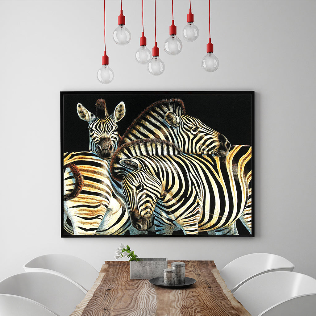 Full Diamond Painting kit - Animal zebra