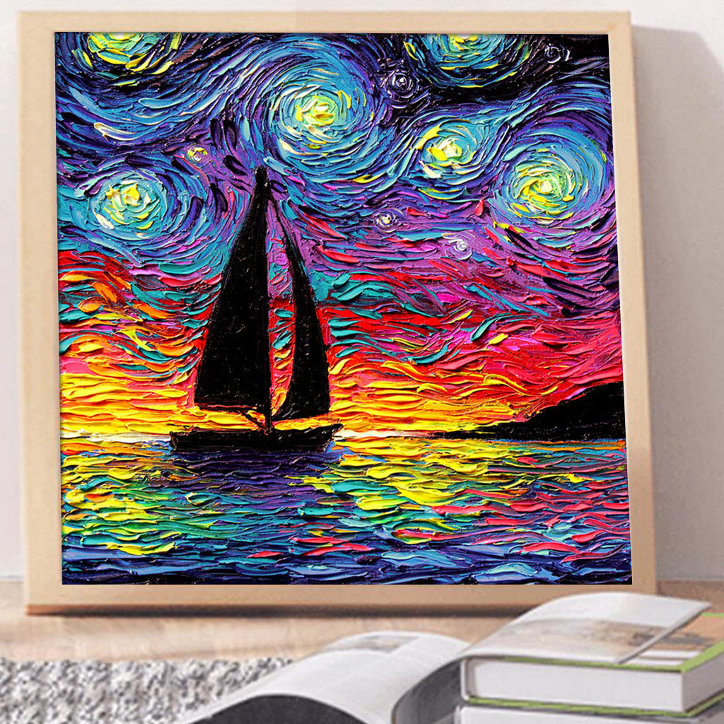 Full Diamond Painting kit - The brilliant Starry Night