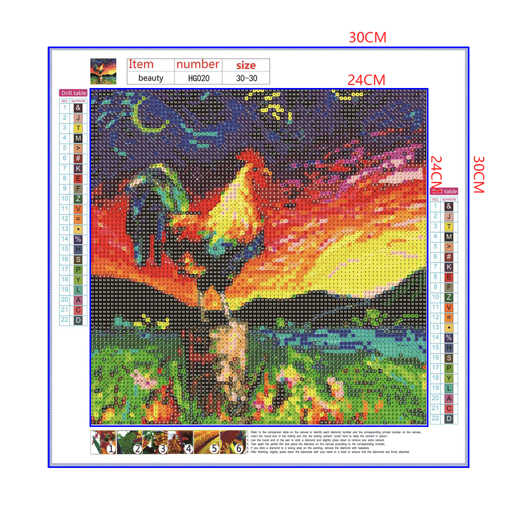 Full Diamond Painting kit - Animal rooster