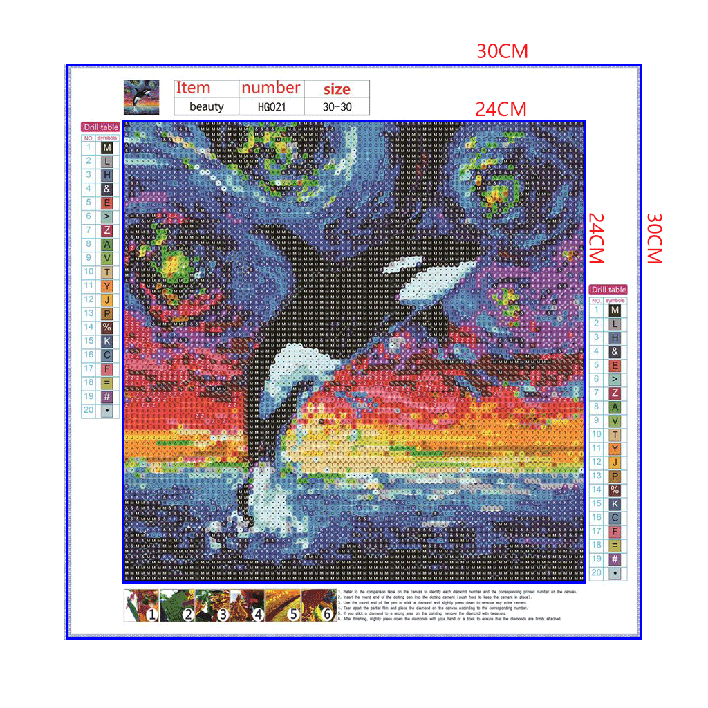 Full Diamond Painting kit - Killer Whale Jumping