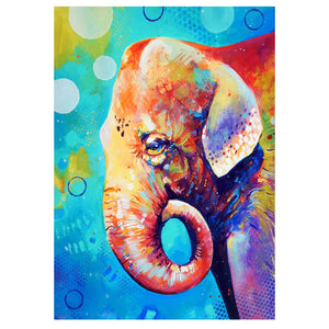 Full Diamond Painting kit - Watercolor elephant