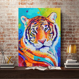 Full Diamond Painting kit - Watercolor tiger