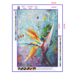 Full Diamond Painting kit - Watercolor frog