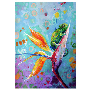 Full Diamond Painting kit - Watercolor frog