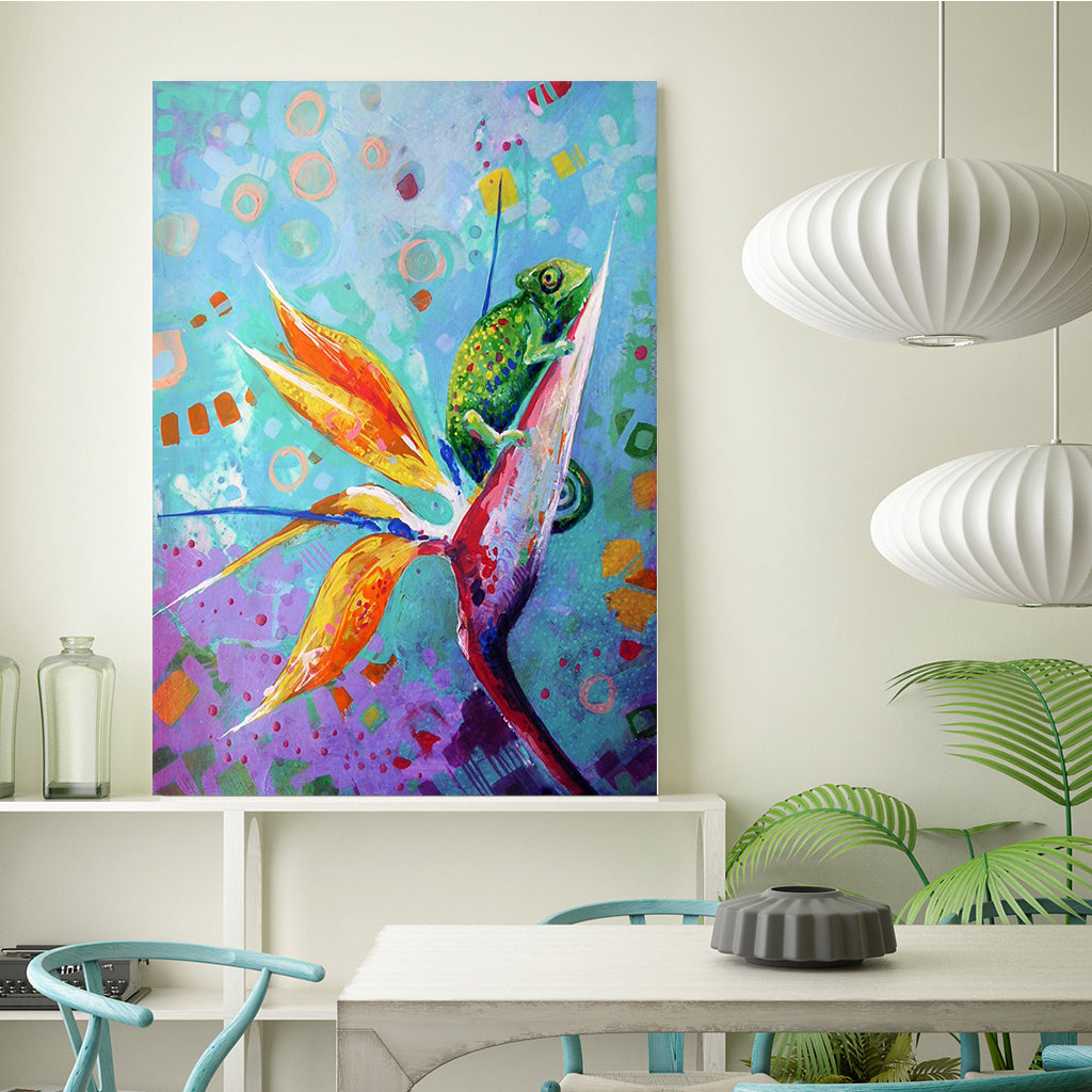 Full Diamond Painting kit - Watercolor frog