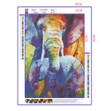 Full Diamond Painting kit - Elephant mother and child