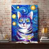Full Diamond Painting kit - Animal cat