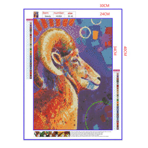 Full Diamond Painting kit - Animal Bighorn sheep