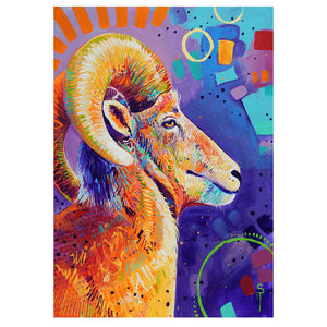 Full Diamond Painting kit - Animal Bighorn sheep