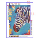 Full Diamond Painting kit - Zebra head