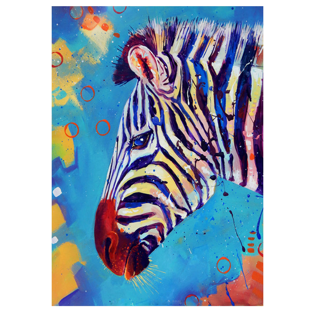 Full Diamond Painting kit - Zebra head