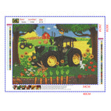 Full Diamond Painting kit - Farm Tractor