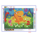 Full Diamond Painting kit - Dinosaur World